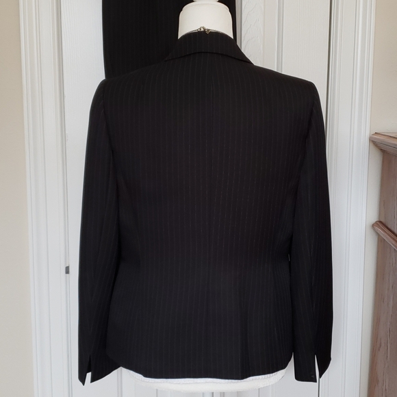 Le Suit Blue Pinstripe Career Pant Suit EUC - Picture 5 of 9